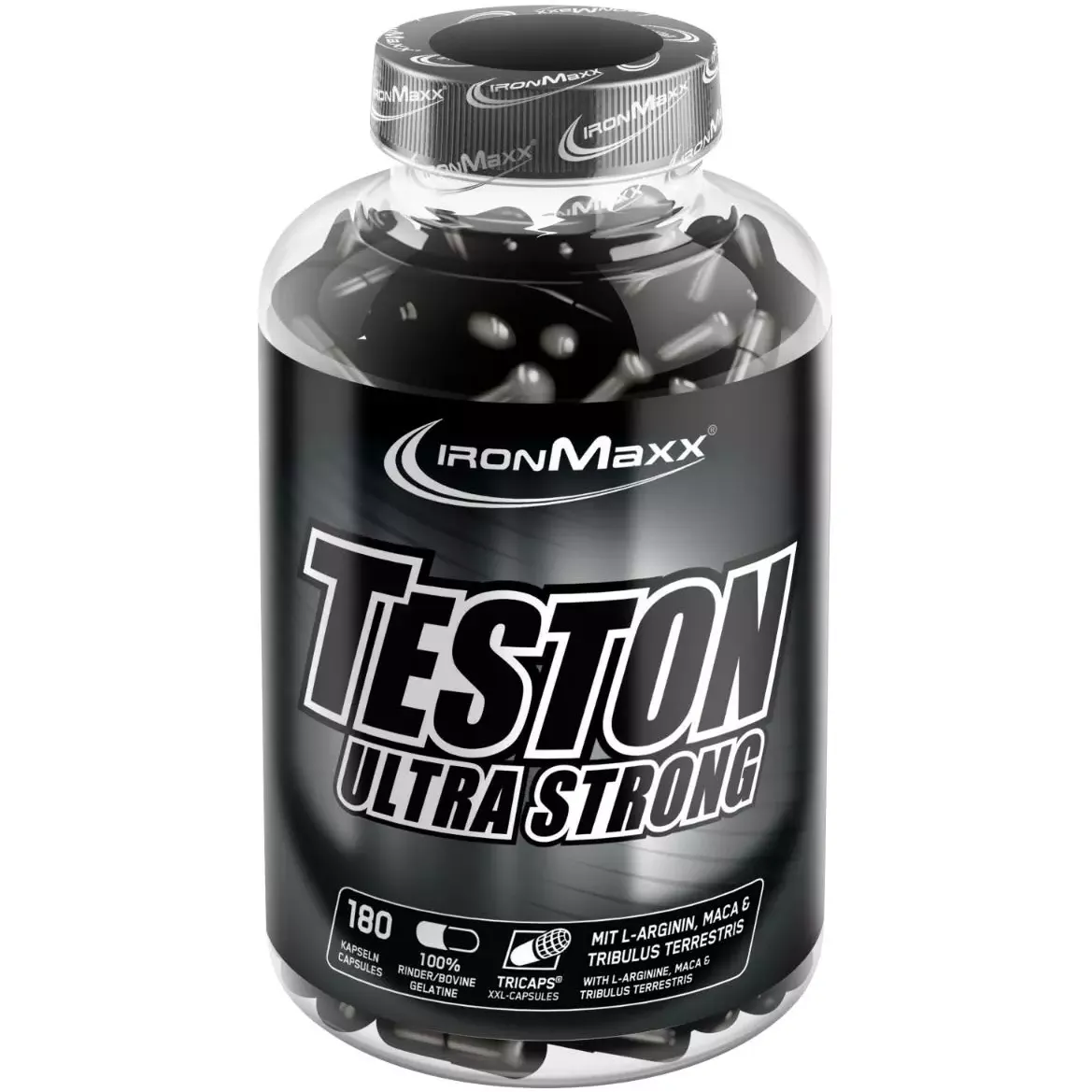 Бустер тестостерона IronMaxx Teston Ultra Strong 180 капсул - фото 1