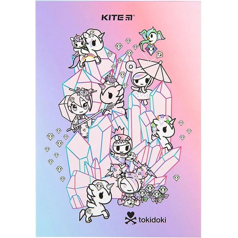 Блокнот-планшет Kite Tokidoki А5 в клеточку 50 листов (TK22-194-1) - фото 1
