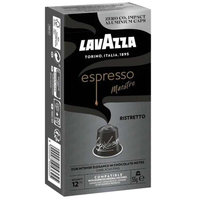 Кава в капсулах Lavazza Nespresso Espresso Ristretto, 10 капсул - фото 1