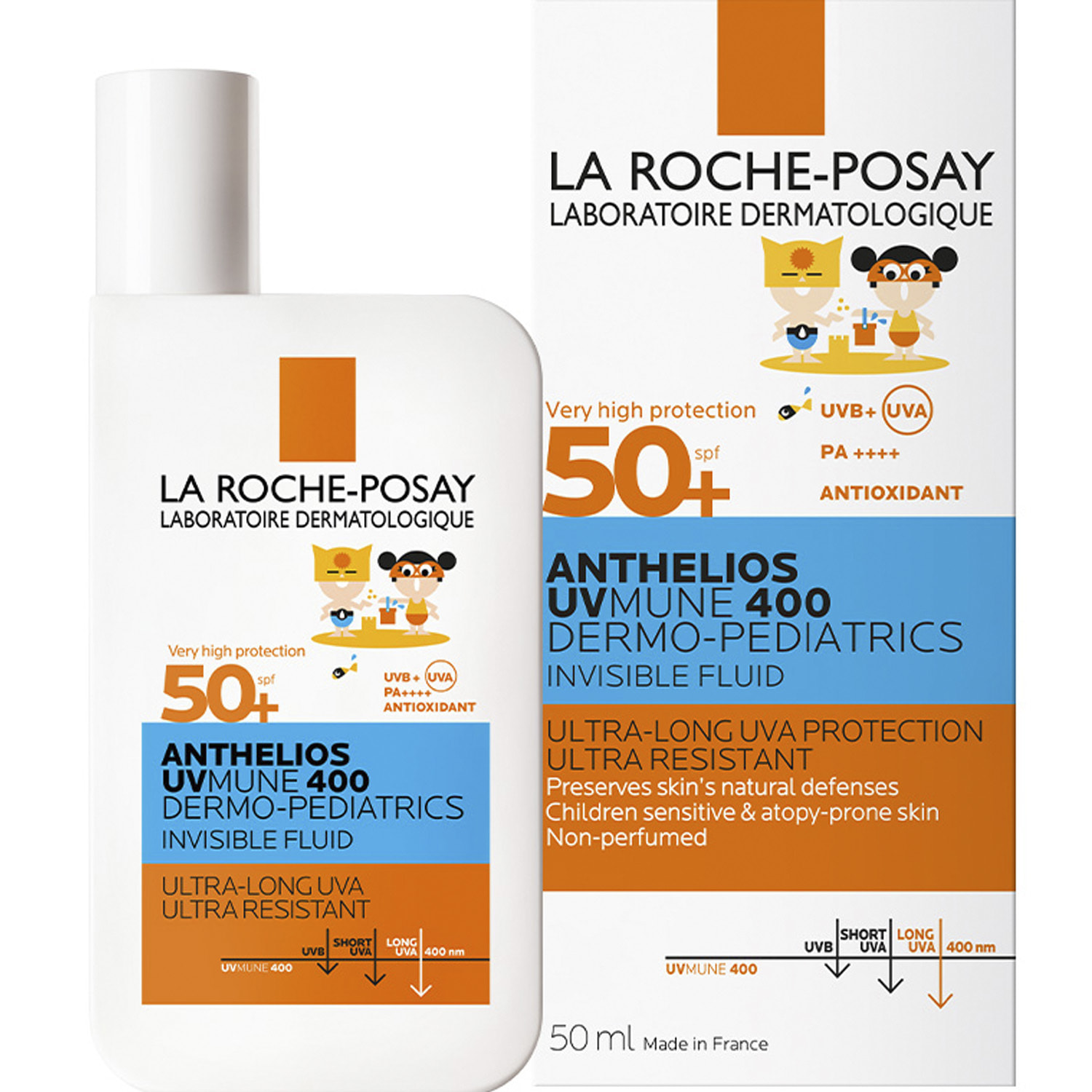 Сонцезахисне молочко La Roche-Posay Anthelios UVA 400 Dermo Pediatrics Baby Lotion SPF50+ для чутливої та схильної до подразнень шкіри немовлят 50 мл - фото 2