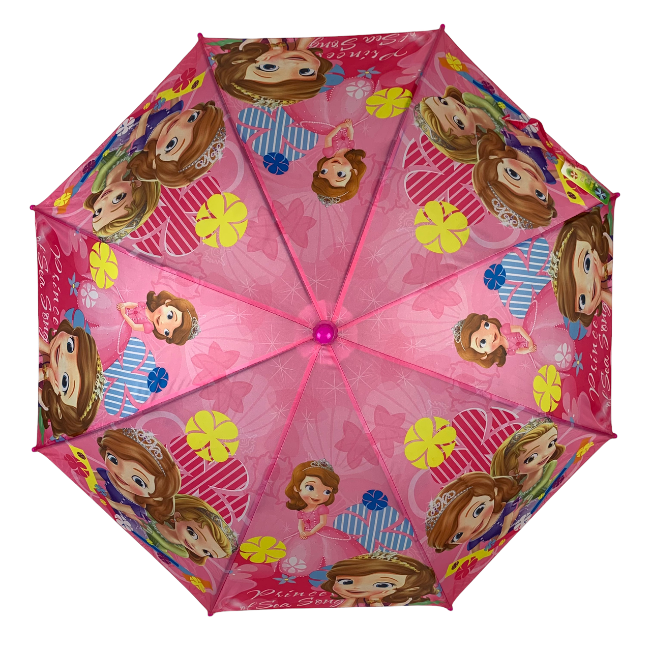 Детский зонт-трость полуавтомат Paolo Rossi 88 см розовый - фото 2