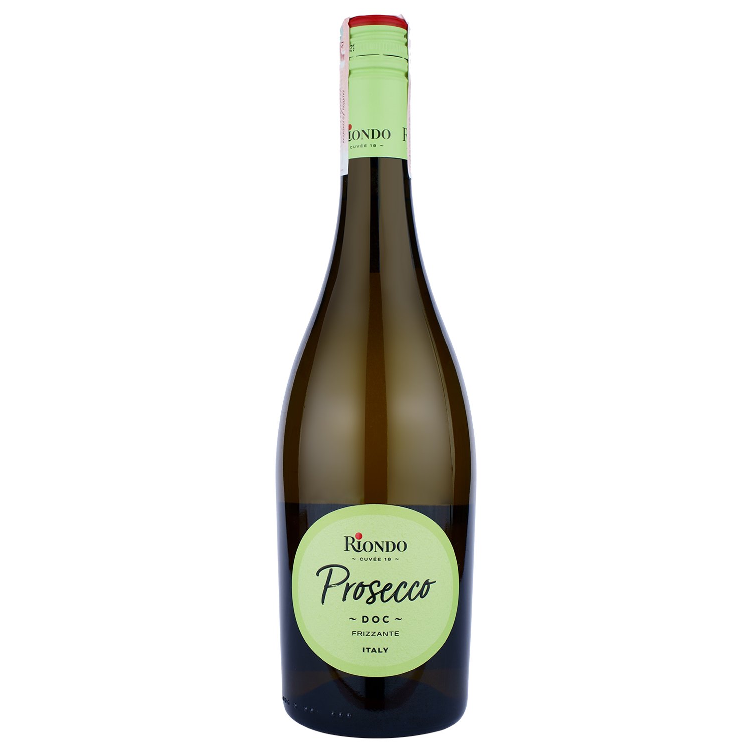 Ігристе вино Riondo Spago Nero Prosecco Frizzante DOC, біле, брют, 0,75 л - фото 1