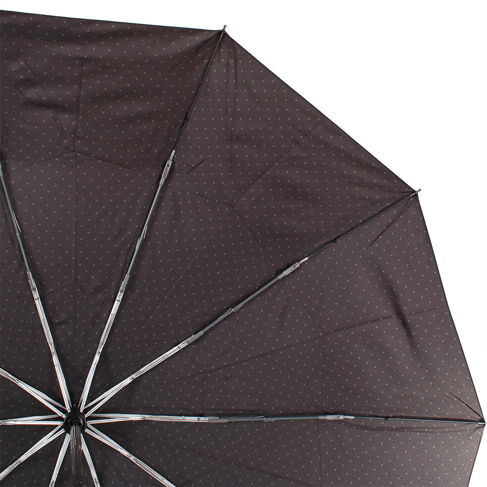 Жіноча складана парасолька повний автомат H.DUE.O 104 см чорна - фото 4