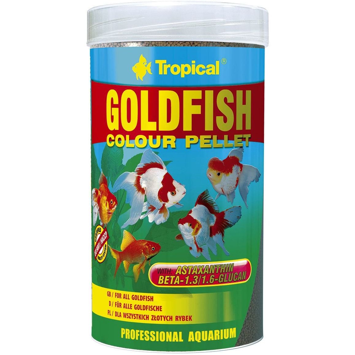 Корм для риб Tropical Goldfish Colour Pellet, у гранулах, 90 г - фото 1