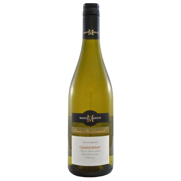 Вино Marcel Martin Chardonnay, белое, сухое, 12,5%, 0,75л - фото 1