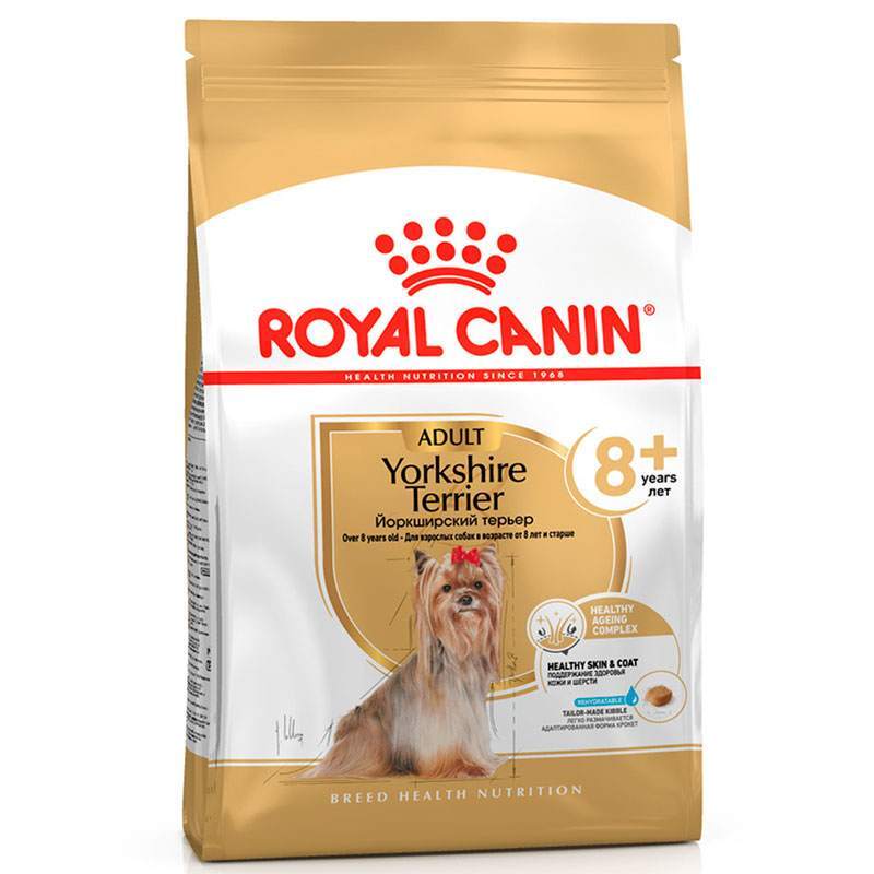 Сухой корм для стареющих собак породы Йоркширский терьер Royal Canin Yorkshire Terrier Ageing 8+, с птицей, 0,5 кг (1260005) - фото 1