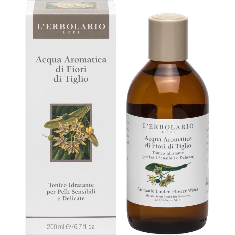 Тонік для обличчя L'Erbolario Acqua Aromatica di Fiori di Tiglio з квітками липи, ароматизований, 200 мл - фото 1