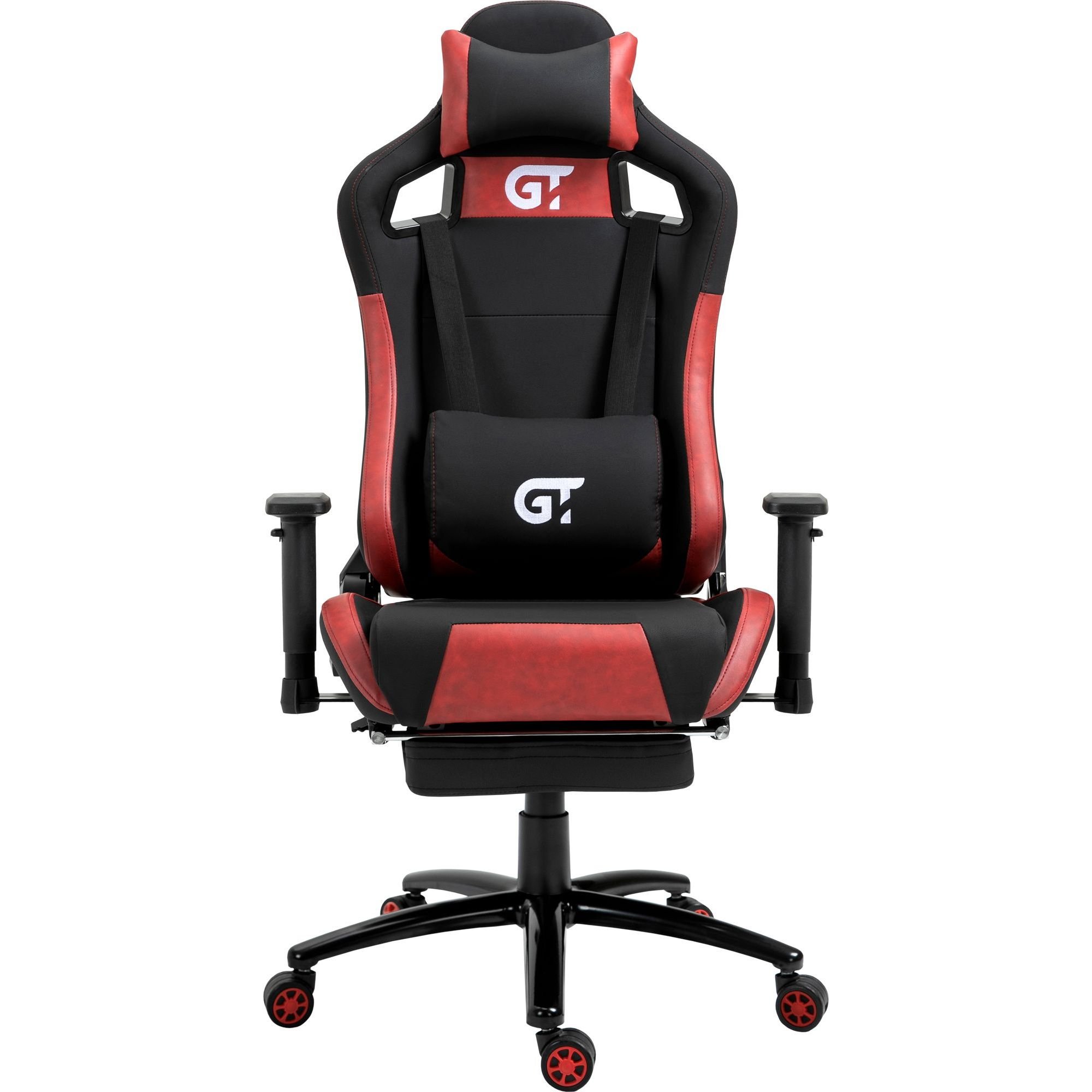 Геймерське крісло GT Racer чорне з червоним (X-5104 Black/Red) - фото 1