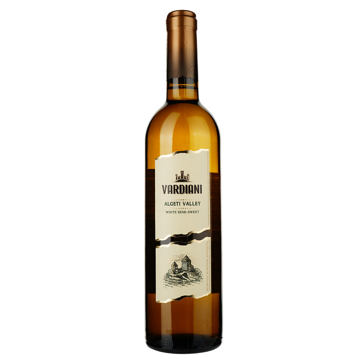 Вино Vardiani Алгетинська долина, біле, напівсолодке, 13%, 0,75 л (478719) - фото 1
