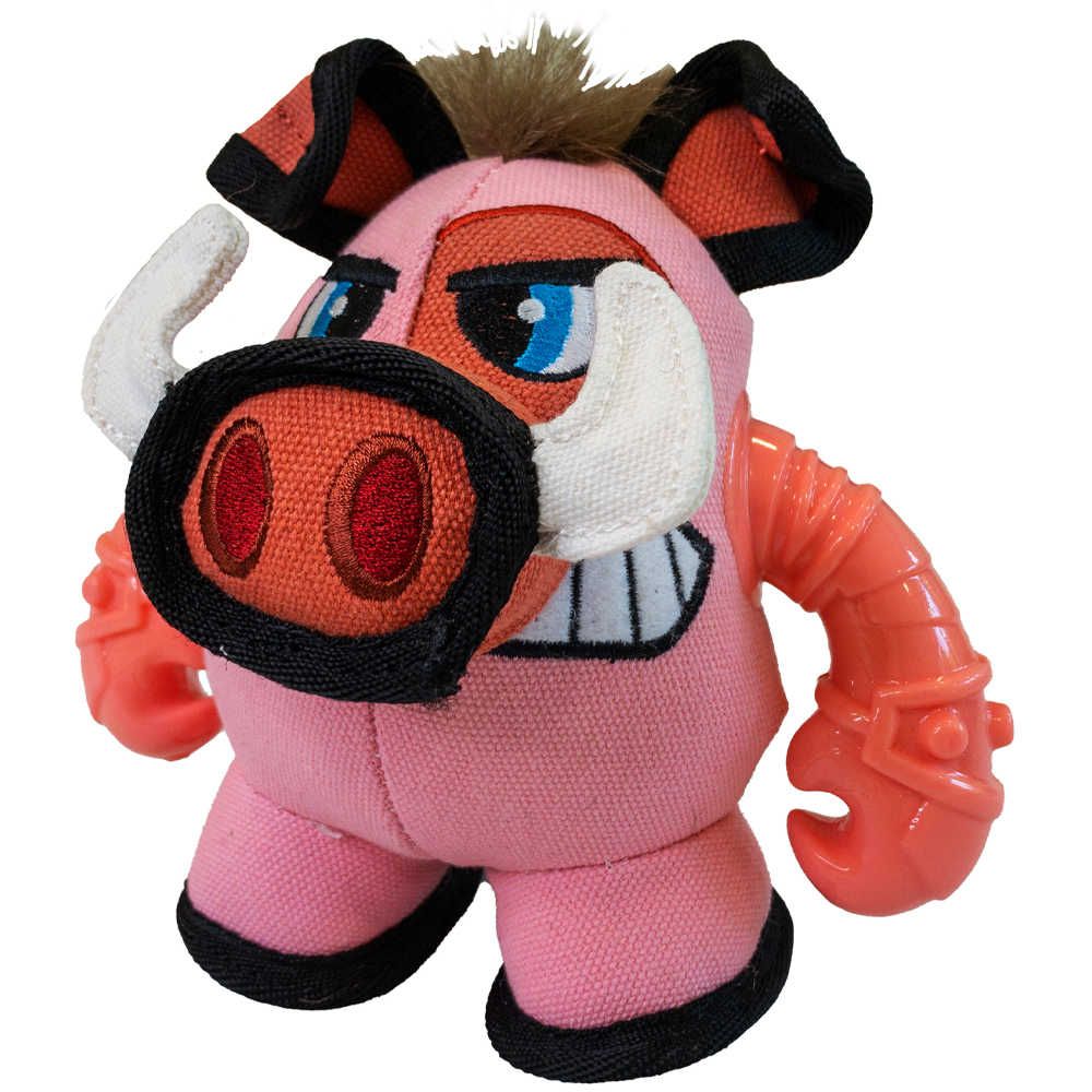 Игрушка для собак Croci Warriors Pigo Plush Кабан Свин Сказочные воины с пищалкой 18х12х12 см - фото 1