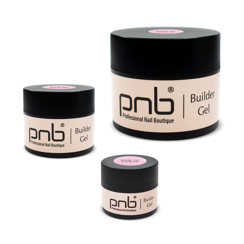 Моделирующий гель PNB Builder Gel Ice Rose 5 мл - фото 6