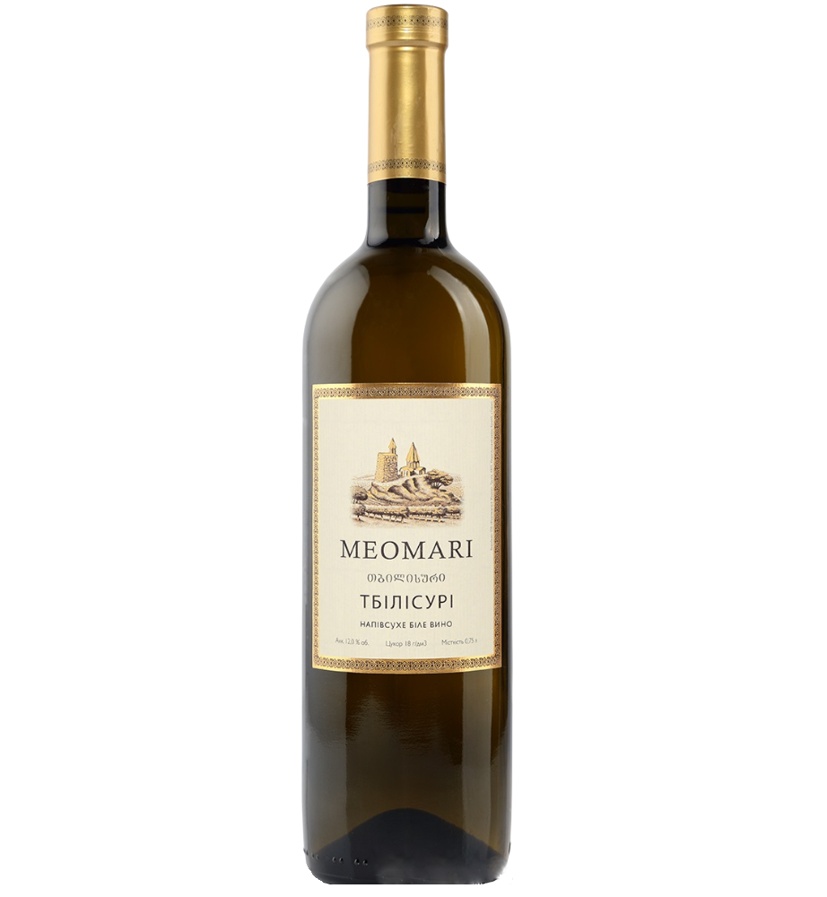 Вино Meomari Тбілісурі, біле, 12%, 0,75 л - фото 1