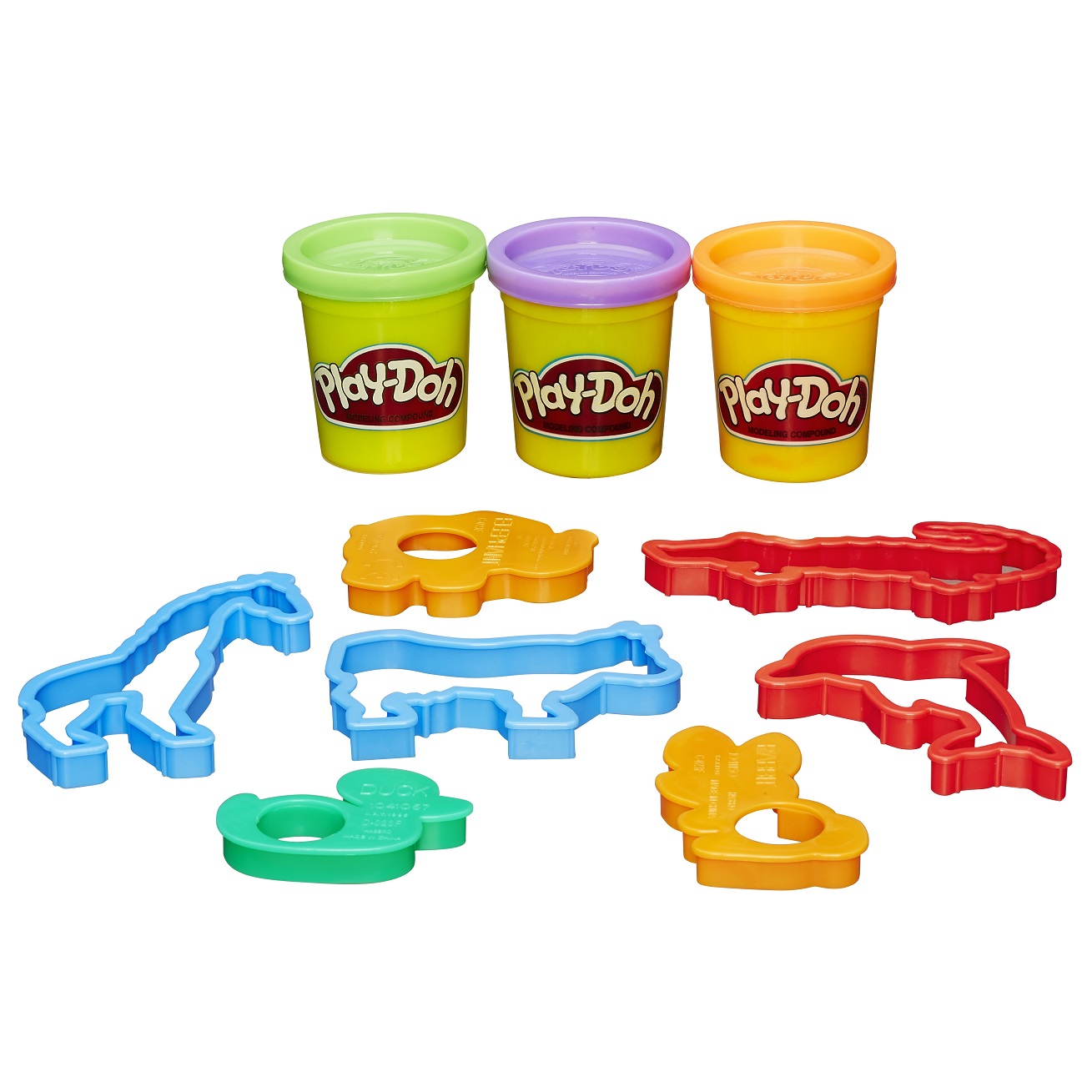Набір пластиліну Hasbro Play-Doh, Відерце, Тварини (23413) - фото 2