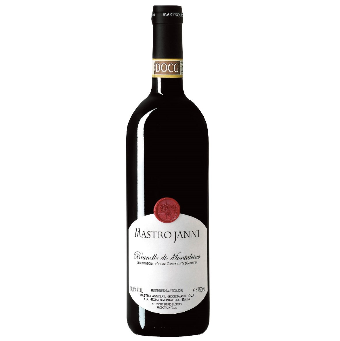 Вино Mastrojanni Brunello di Montalcino, красное, сухое, 14,5%, 0,75 л (8000017294724) - фото 1