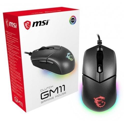 Игровая мышь Gaming Mouse MSI Clutch GM-11 Black - фото 4