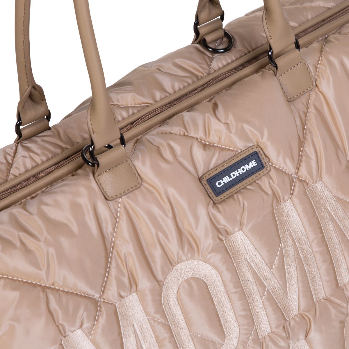 Сумка Childhome Mommy bag, дутая, бежевая (CWMBBPBE) - фото 8