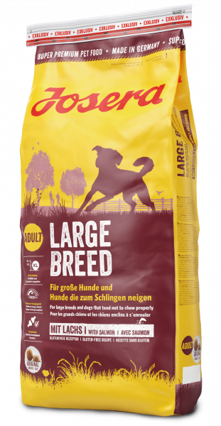 Сухой корм для крупных пород собак Josera Large Breed, с лососем, 15 кг - фото 1