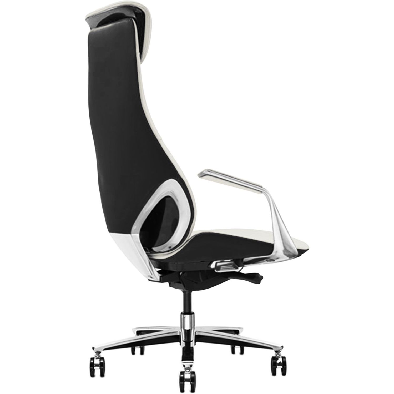 Офісне крісло GT Racer X-808 (ZP-03, ZP-01), чорно-біле (X-808 White/Black (ZP-03, ZP-01)) - фото 4