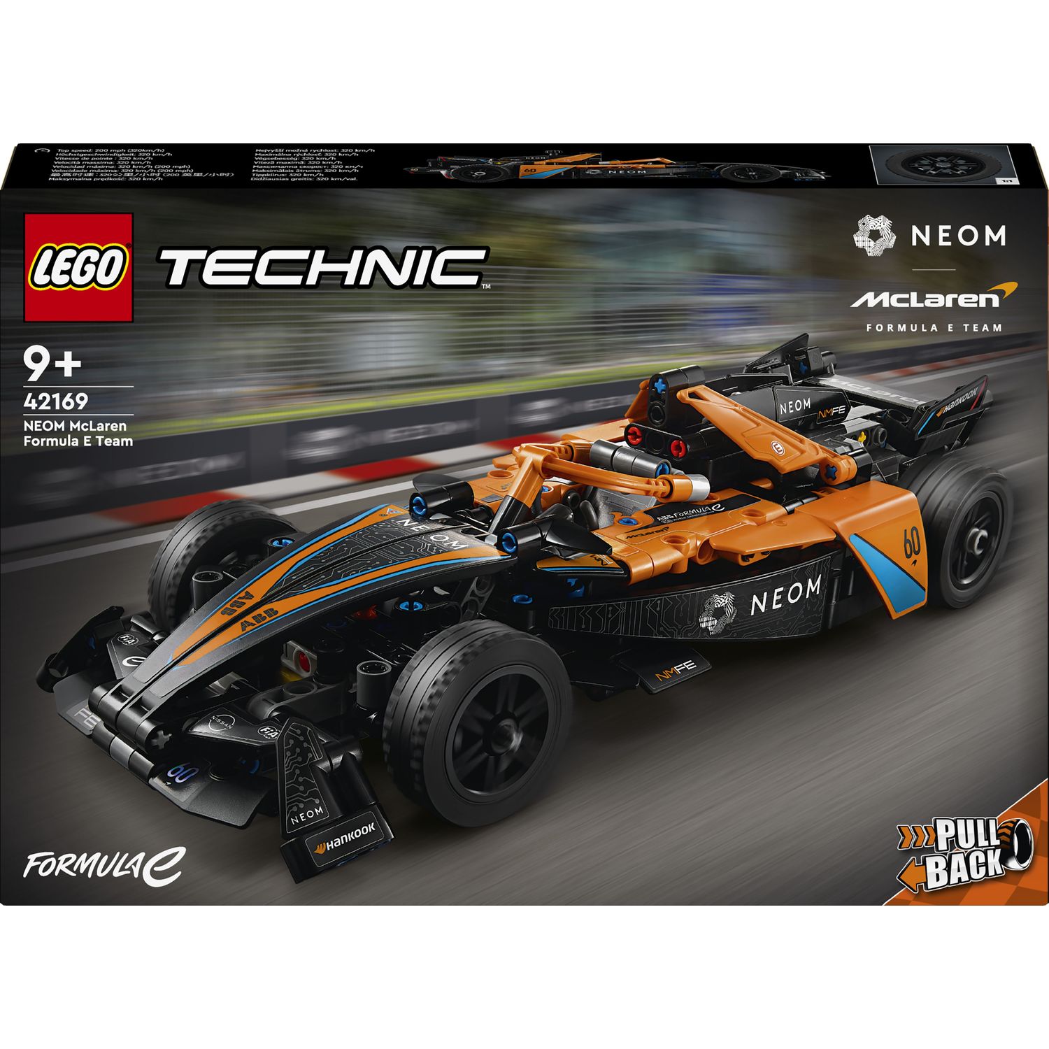 Конструктор LEGO Technic Автомобіль для перегонів NEOM McLaren Formula E 452 деталі (42169) - фото 1