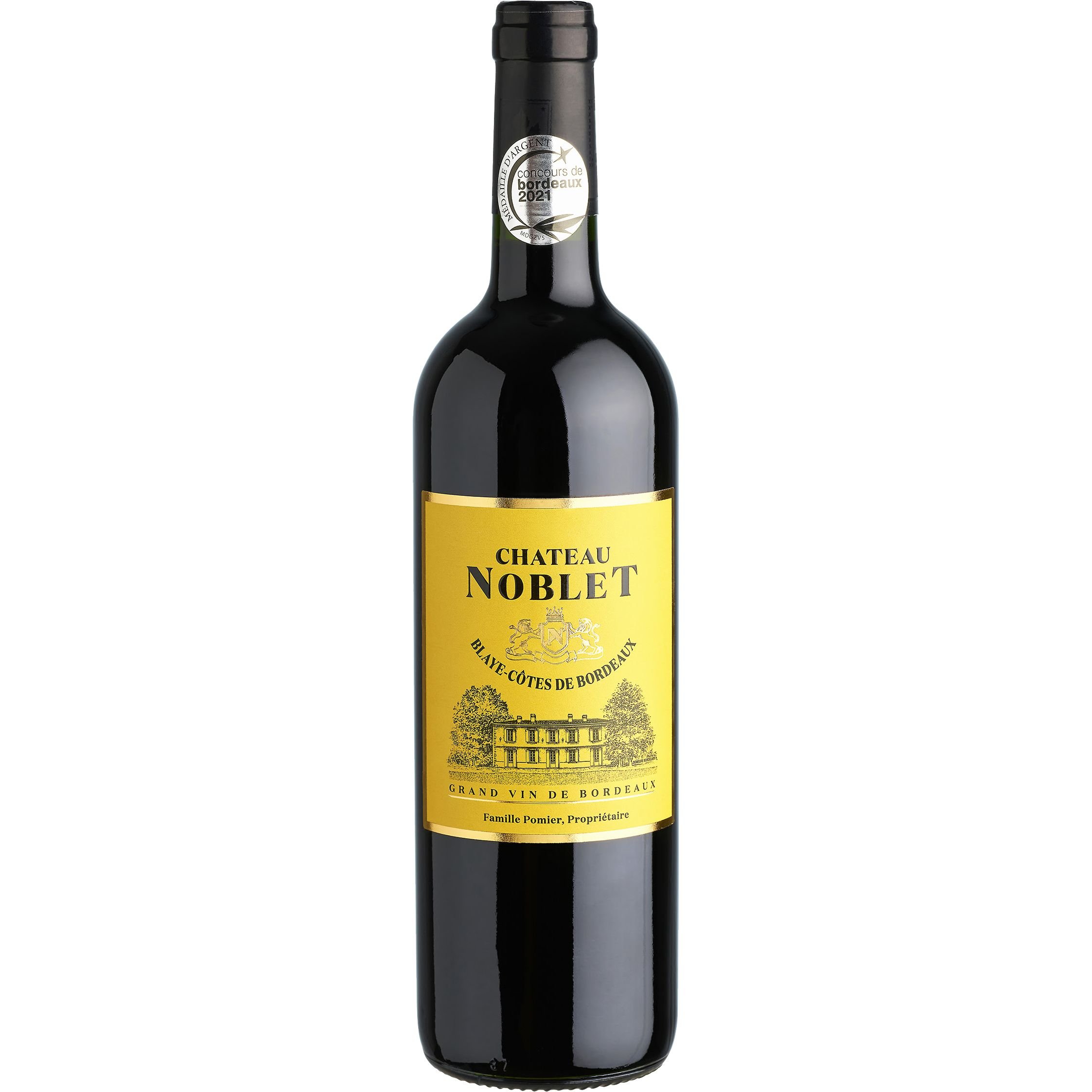 Вино Chateau Noblet AOP Blaye Cotes de Bordeaux 2020 червоне сухе 0.75 л - фото 1