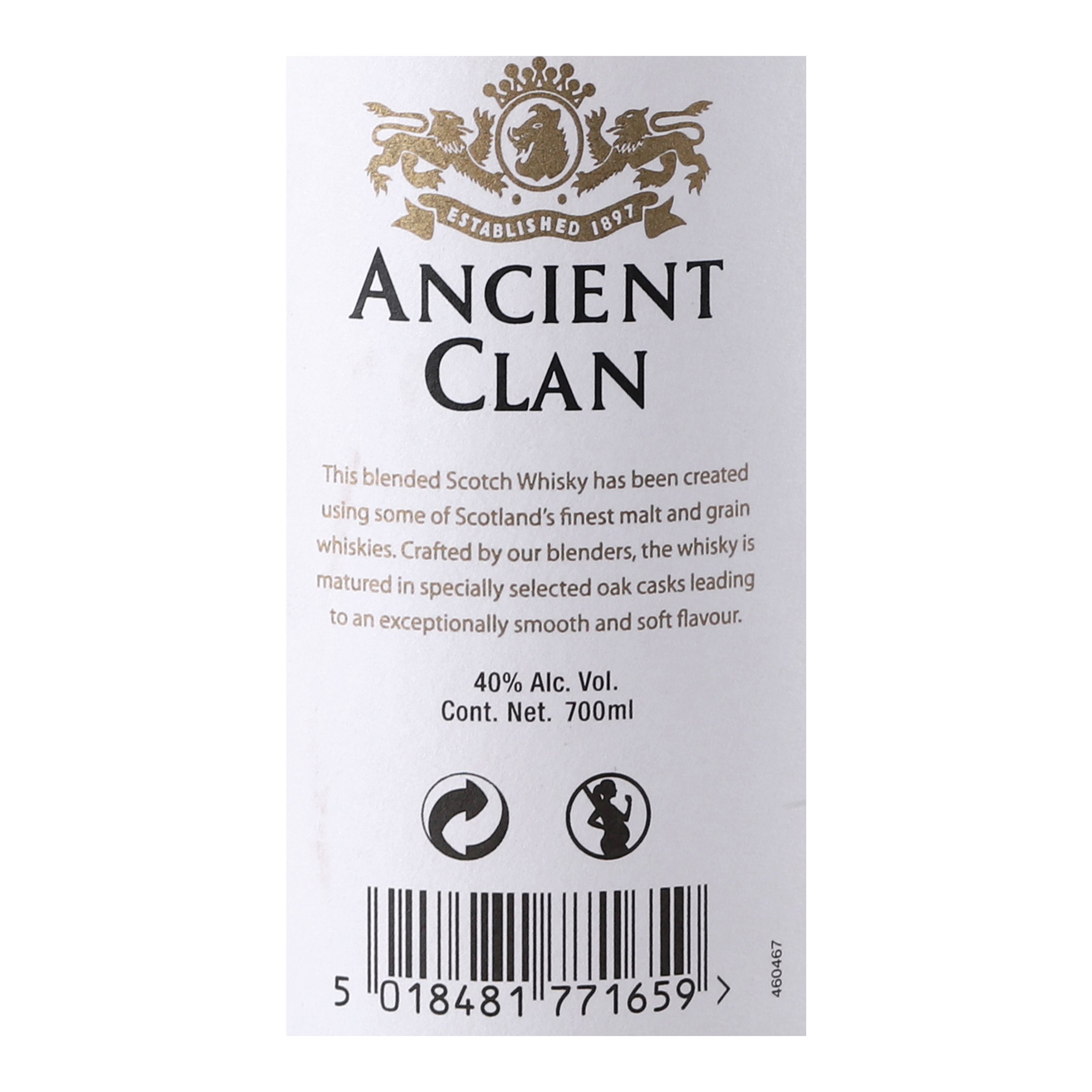Виски Tomatin Distillery Ancient Clan Blended Scotch Whisky 40% 0.7 л - фото 5