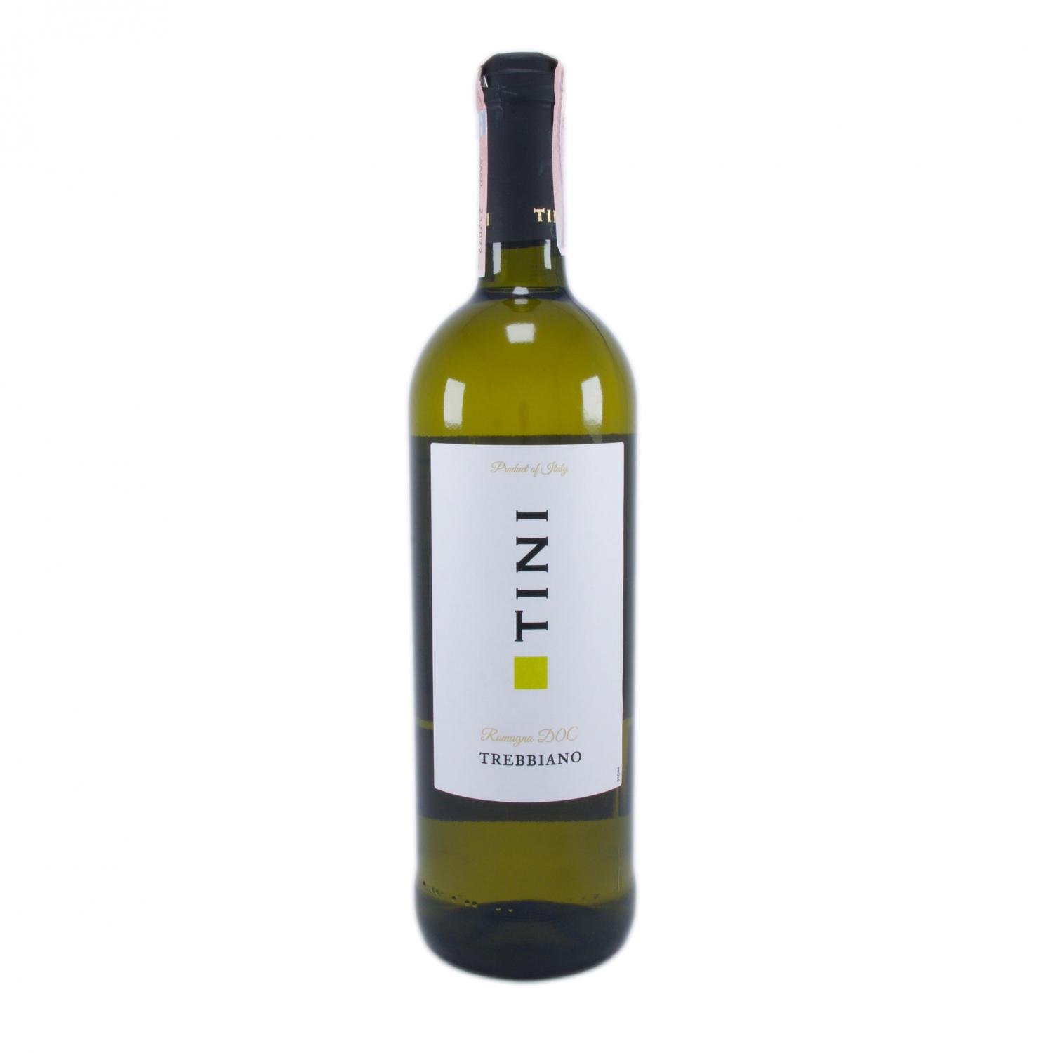 Вино Tini Trebbiano di Romania DOC, 11,5%, 0,75 л (446380) - фото 1