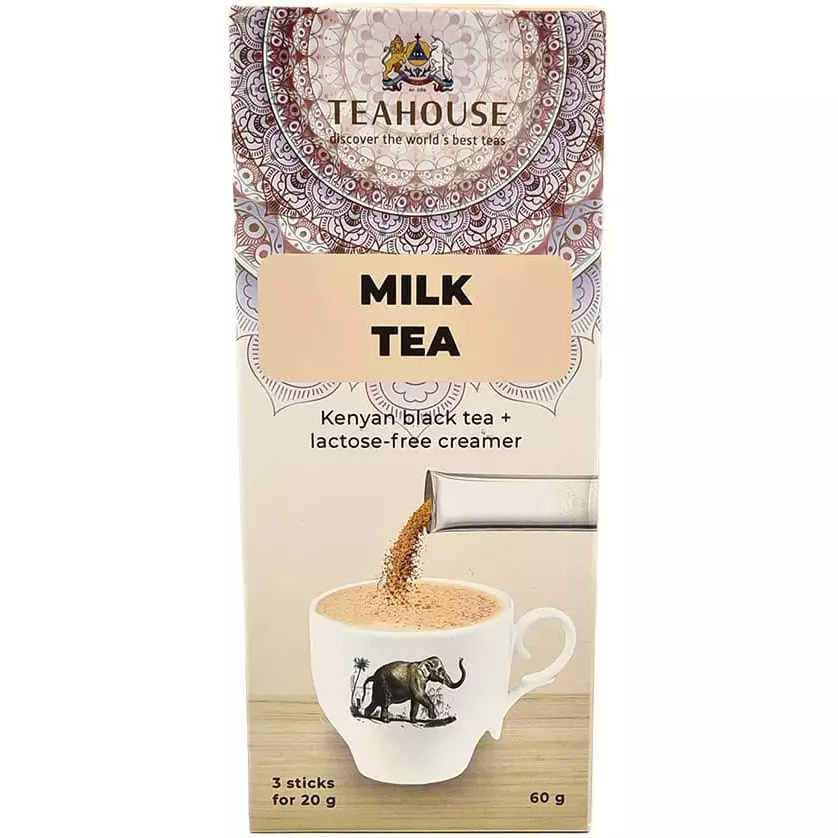 Чай черный кенийский Teahouse Milk Tea №571 с безлактозными сливками 60 г (3 стика x 20 г) - фото 1