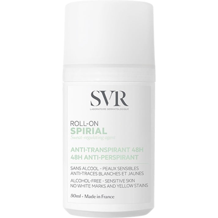 Шариковый дезодорант-антиперспирант SVR Spirial Roll-On, 50 мл - фото 1