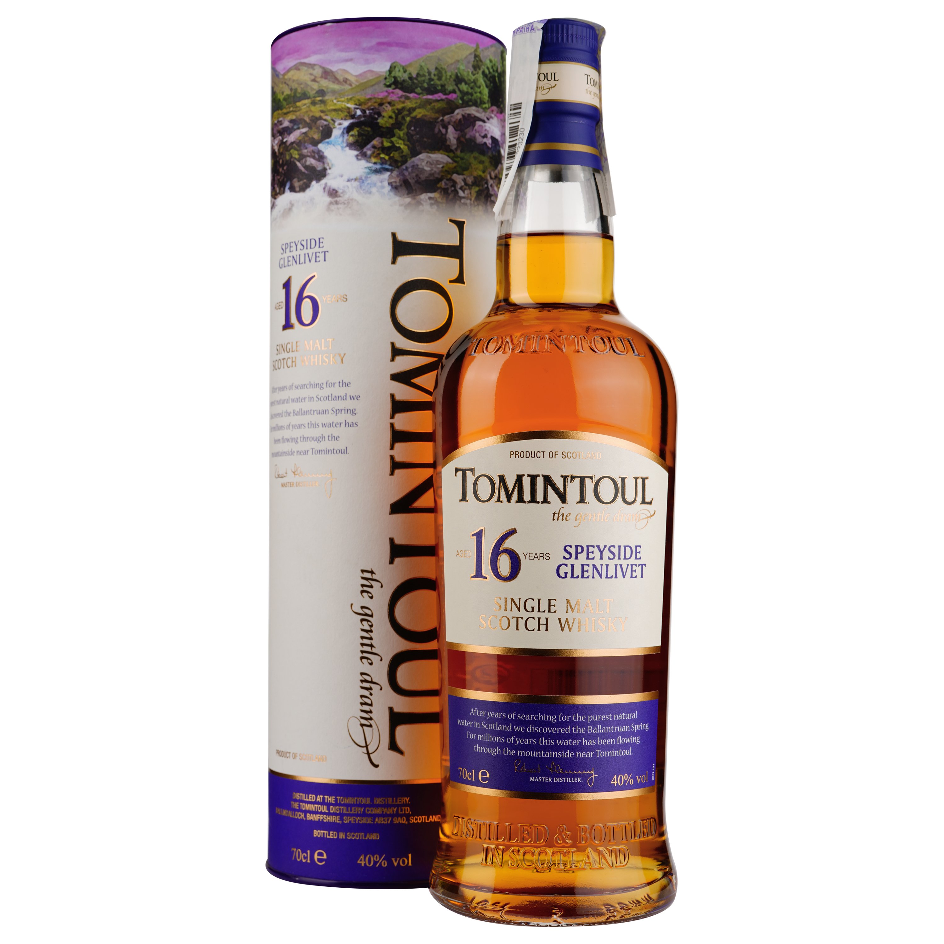 Виски Tomintoul Single Malt 16 лет, 40%, 0,7 л (553213) - фото 1