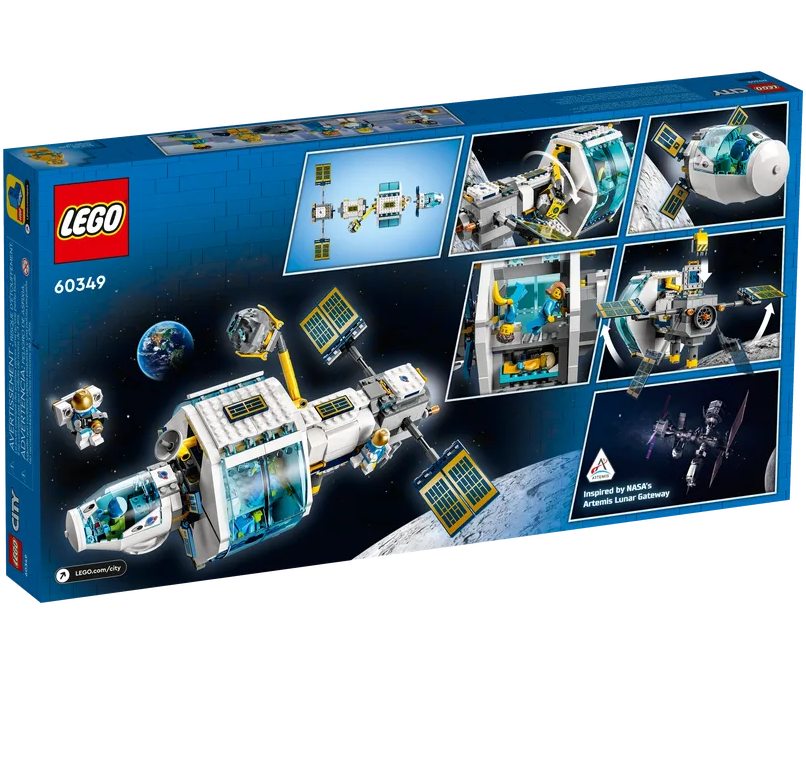 Конструктор LEGO City Лунная космическая станция, 500 деталей (60349) - фото 3