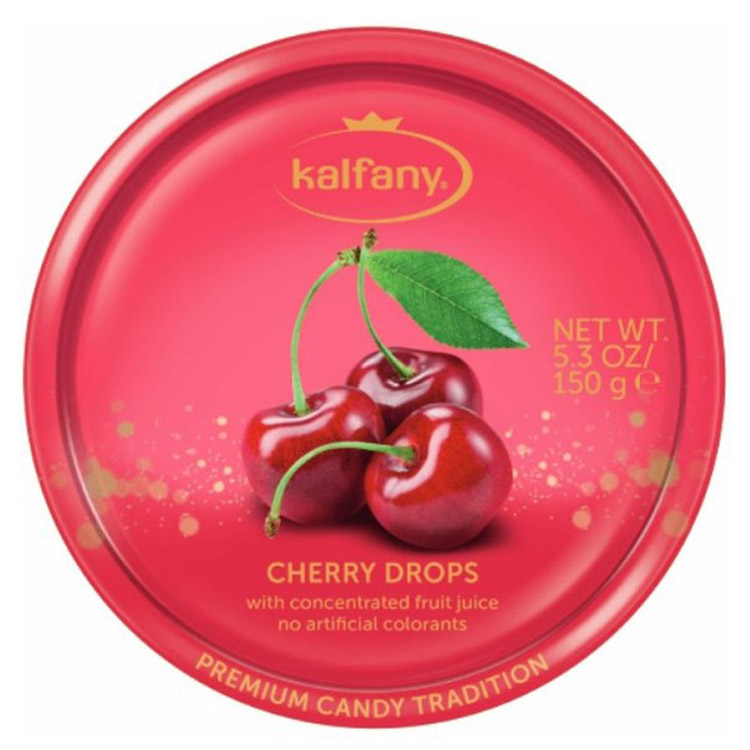 Льодяники Kalfany Cherry Candies 150 г - фото 1