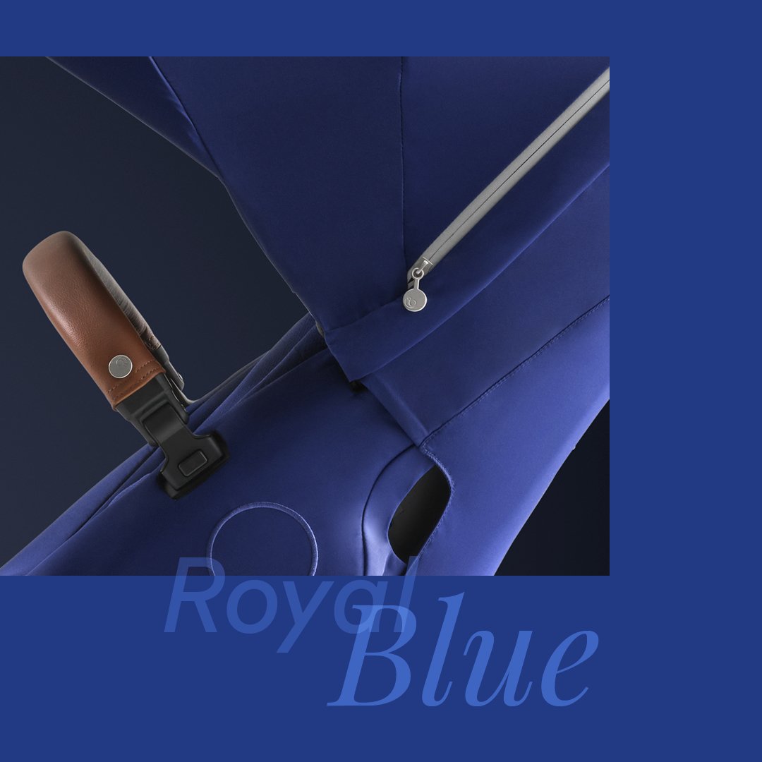 Універсальна коляска 2 в 1 Stokke Xplory X Royal Blue + люлька у подарунок (571403акц.) - фото 9