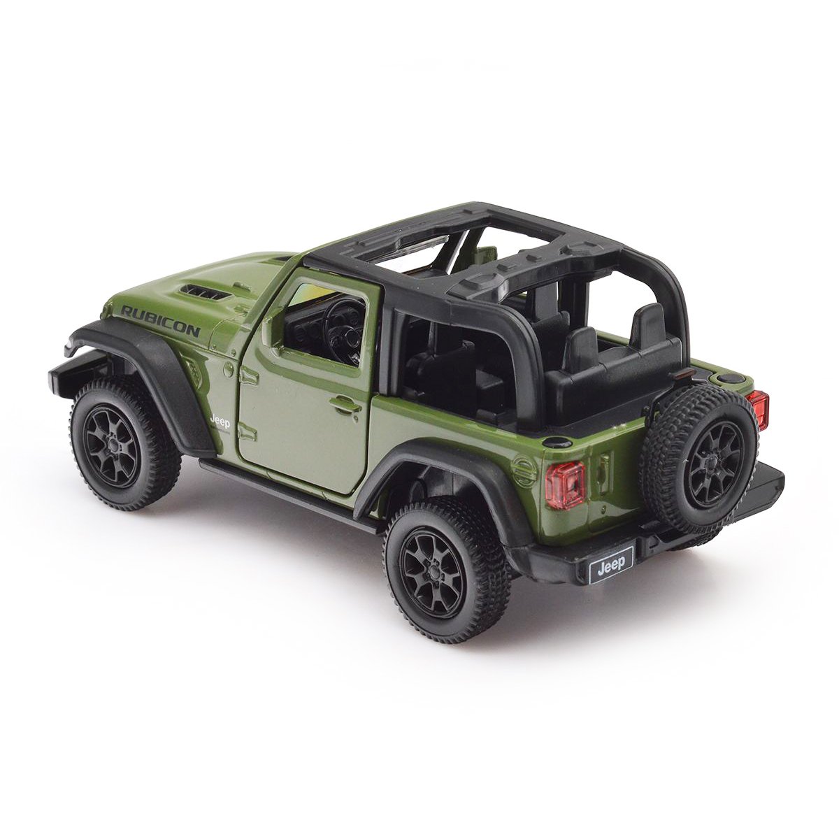 Автомодель TechnoDrive Jeep Wrangler Rubicon 2021, 1:32, зеленая (250339U) - фото 5