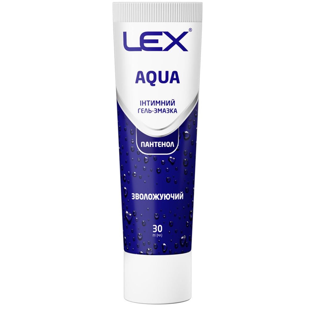 Інтимний гель-змазка Lex Aqua зволожувальний, 30 мл (LEX Gel_Aqua_30 ml) - фото 1
