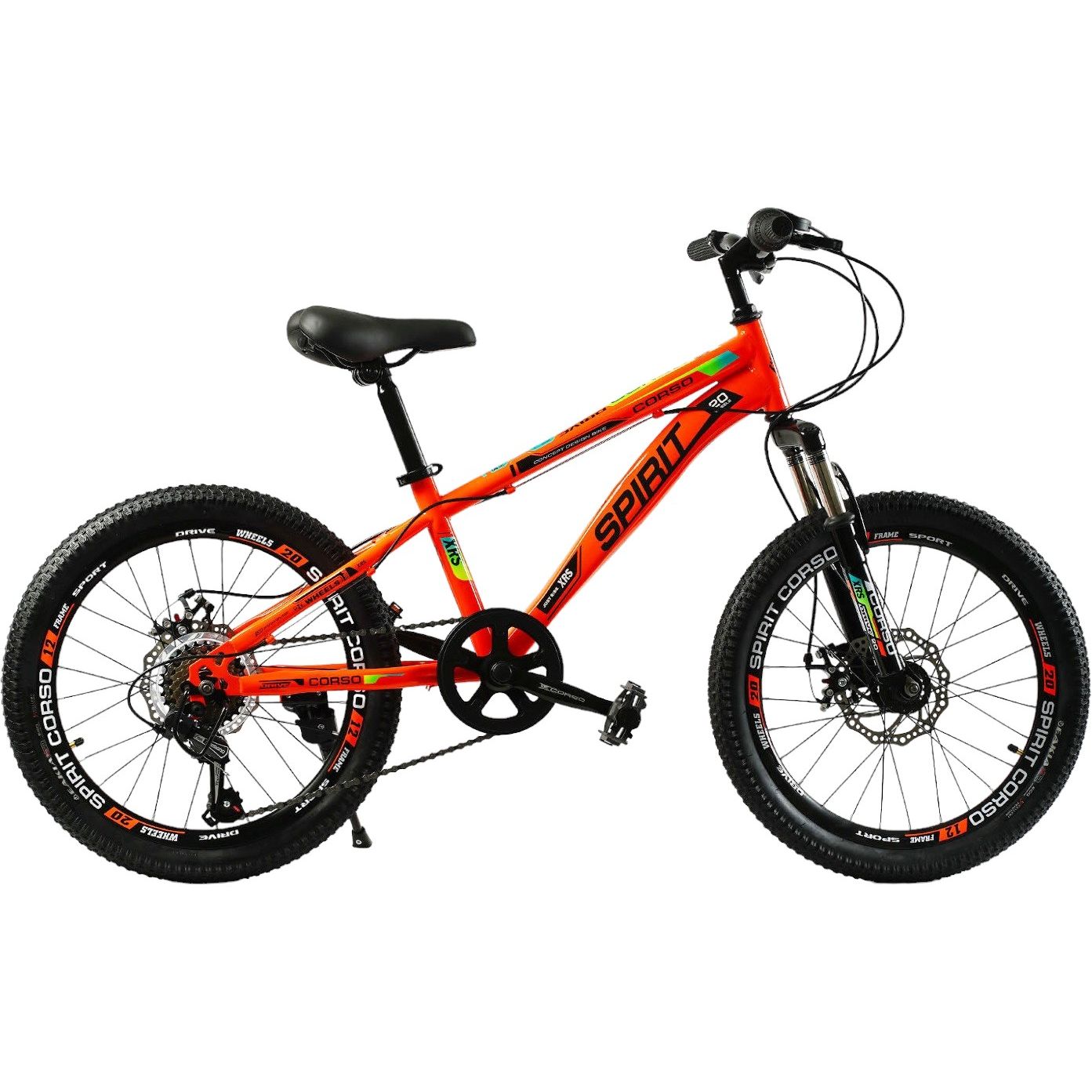 Спортивный велосипед Corso Spirit 20 дюймов оранжевый 283808 - фото 1