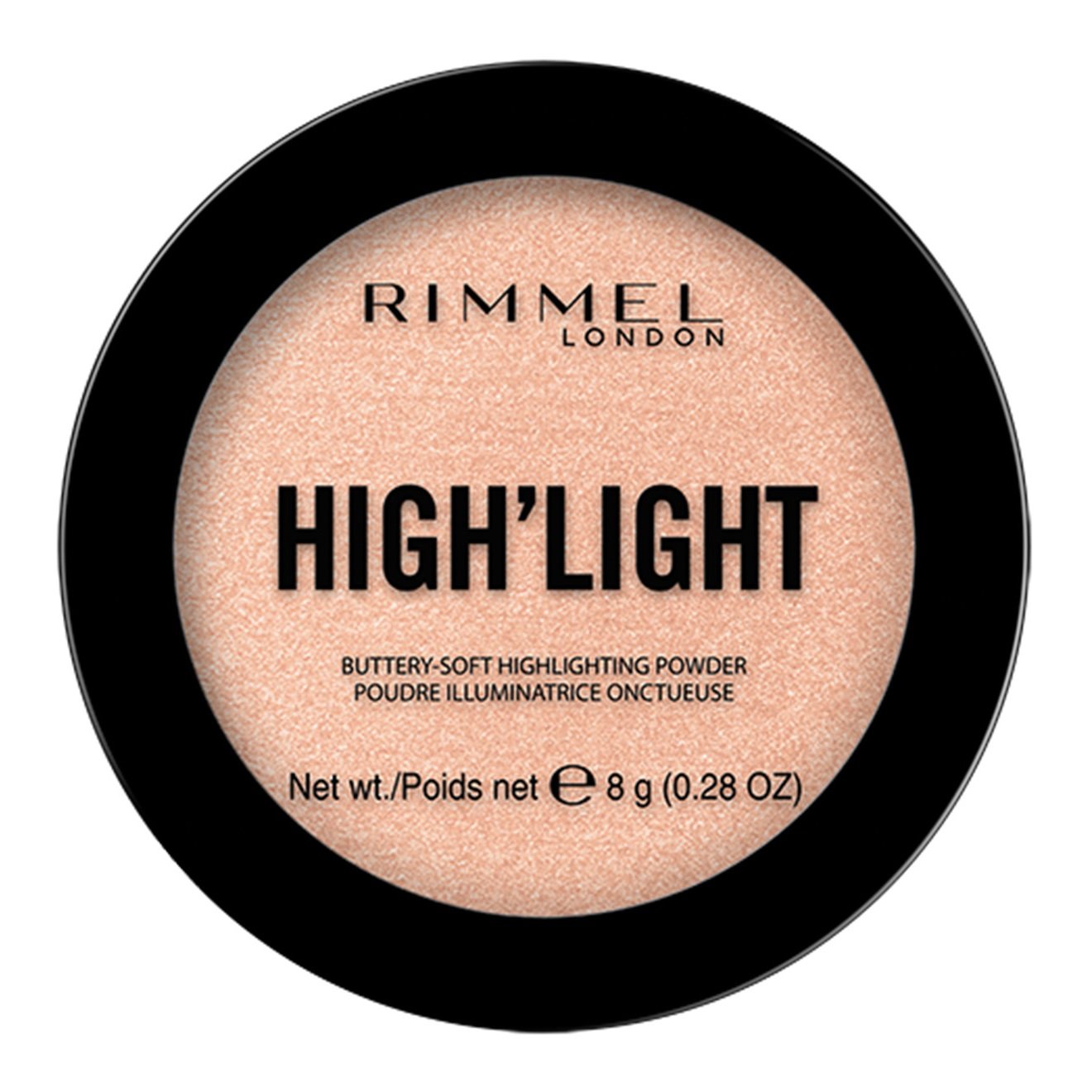 Пудра-хайлайтер Rimmel High'light, відтінок 002 (Candlelit), 8 г (8000019767017) - фото 1