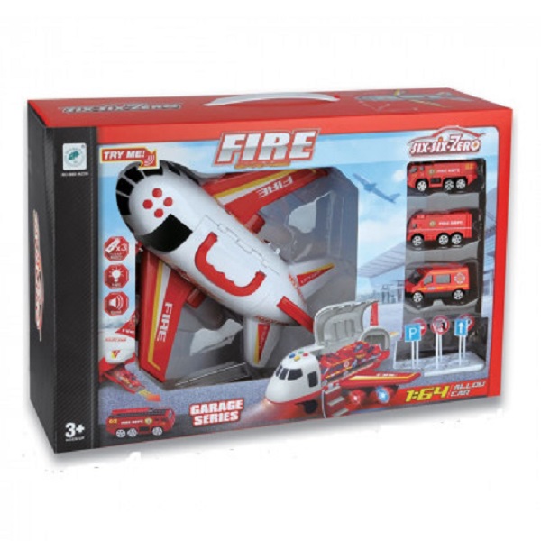 Игровой набор Six-Six-Zero Fire Airplane, пожарный самолет (EPT574288) - фото 1