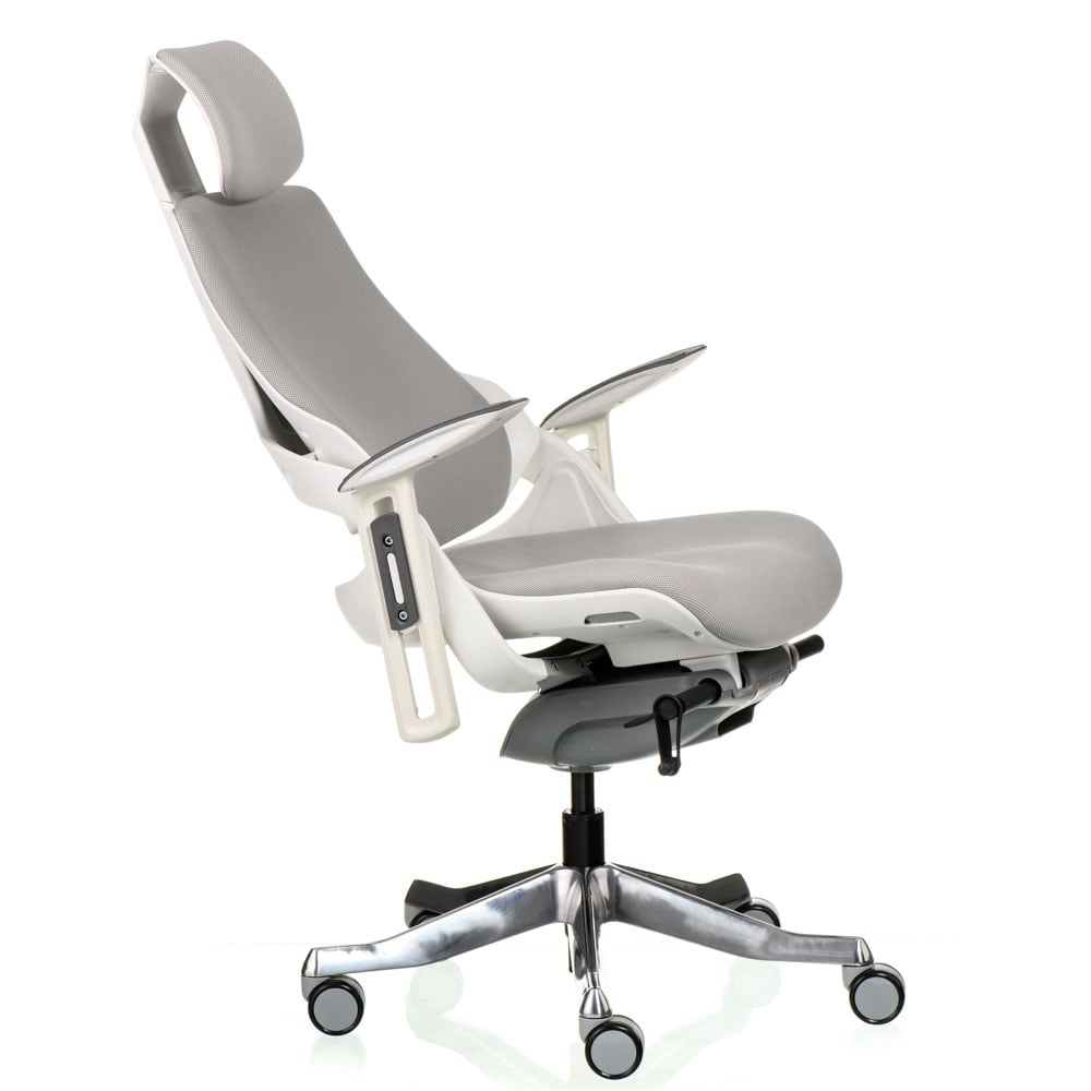 Офісне крісло Special4you Wau Snowy Fabric біле з сірим (E6163) - фото 8