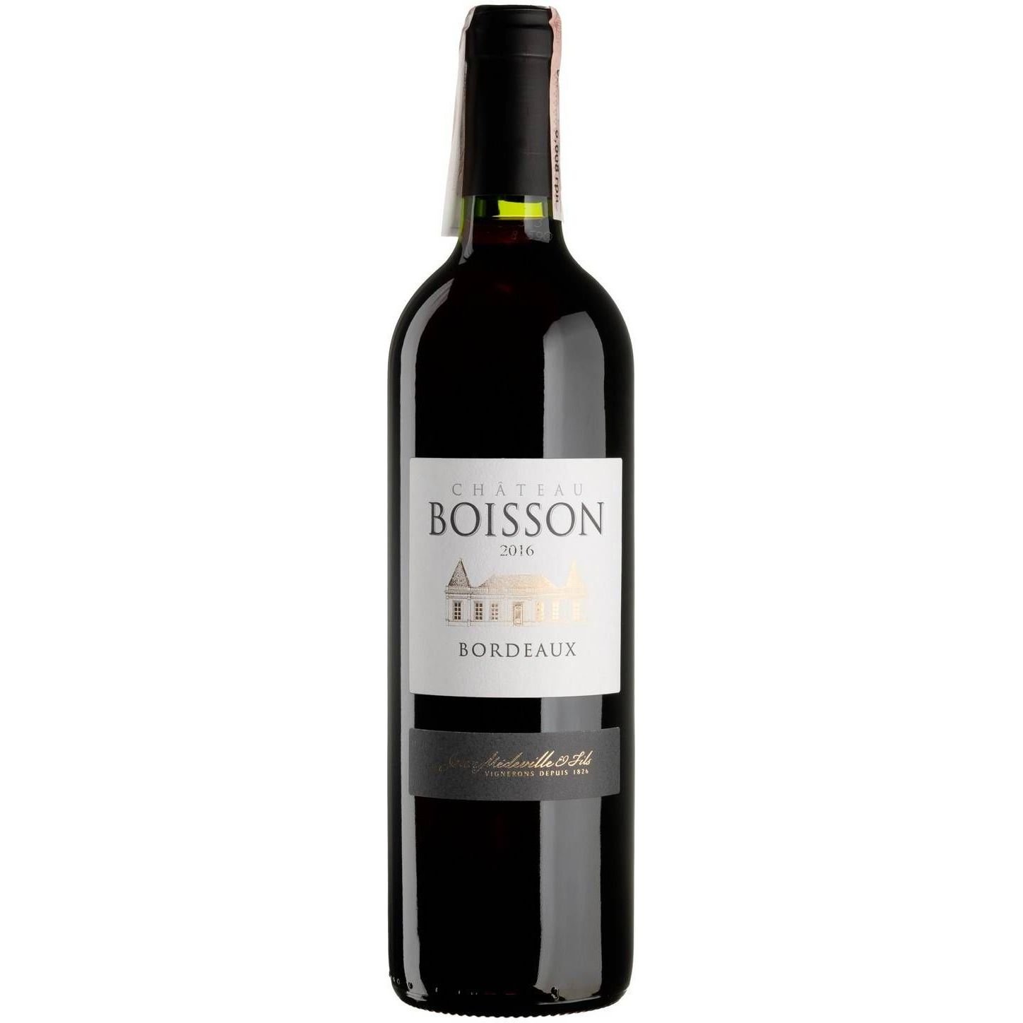 Вино Chateau Boisson Chateau Boisson Rouge, червоне, сухе, 0,75 л - фото 1