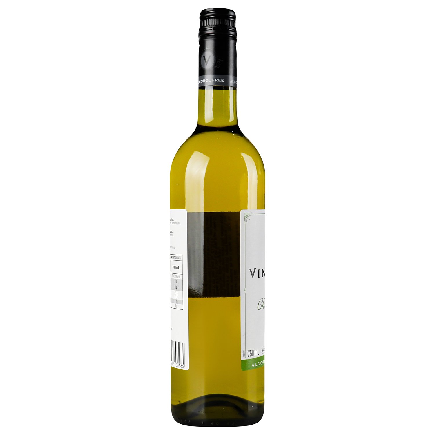 Вино Vintense Chardonnay Alcohol Free, белое, полусухое, 0,75 л (654450) - фото 3