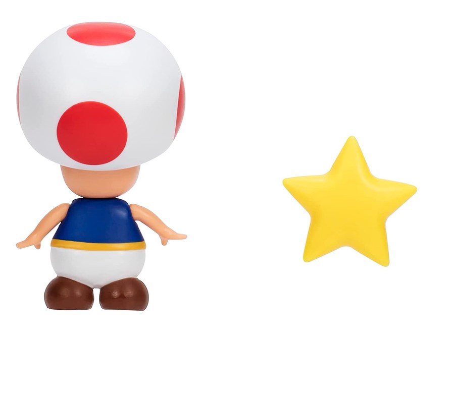 Игровая фигурка Super Mario Тоад, с артикуляцией, 10 см (40826i) - фото 4
