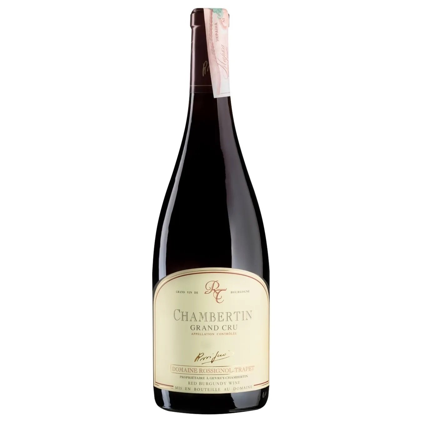 Вино Domaine Rossignol-Trapet Chambertin Grand Cru 2020, красное, сухое, 0,75 л (W5871) - фото 1