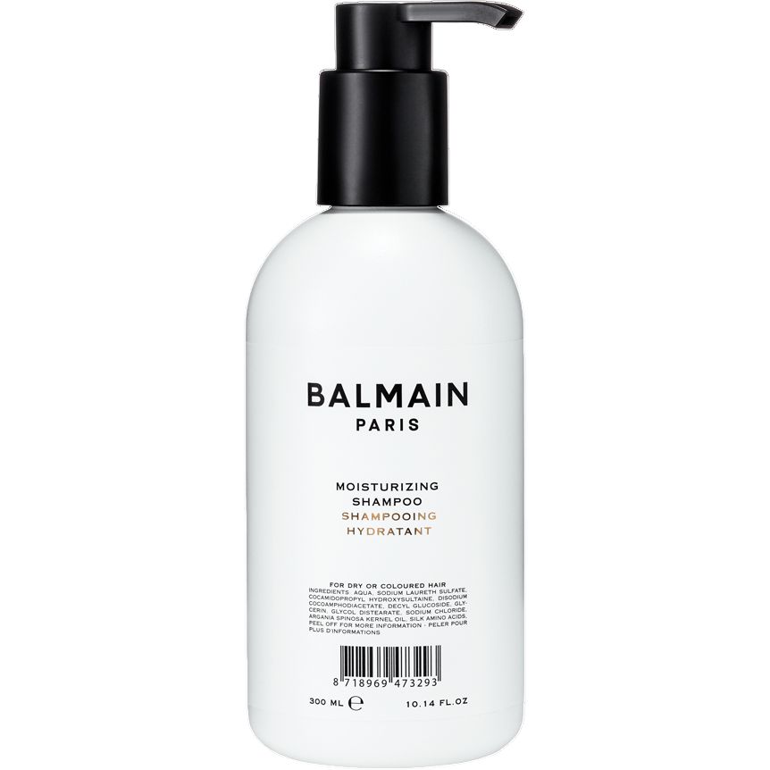 Набор для ухода за волосами Balmain Moisturizing Care Set New Formula: шампунь 300 мл + кондиционер 300 мл + маска 200 мл - фото 3