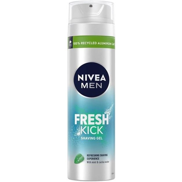 Гель для гоління Nivea Men Fresh Kick, 200 мл (81730) - фото 1