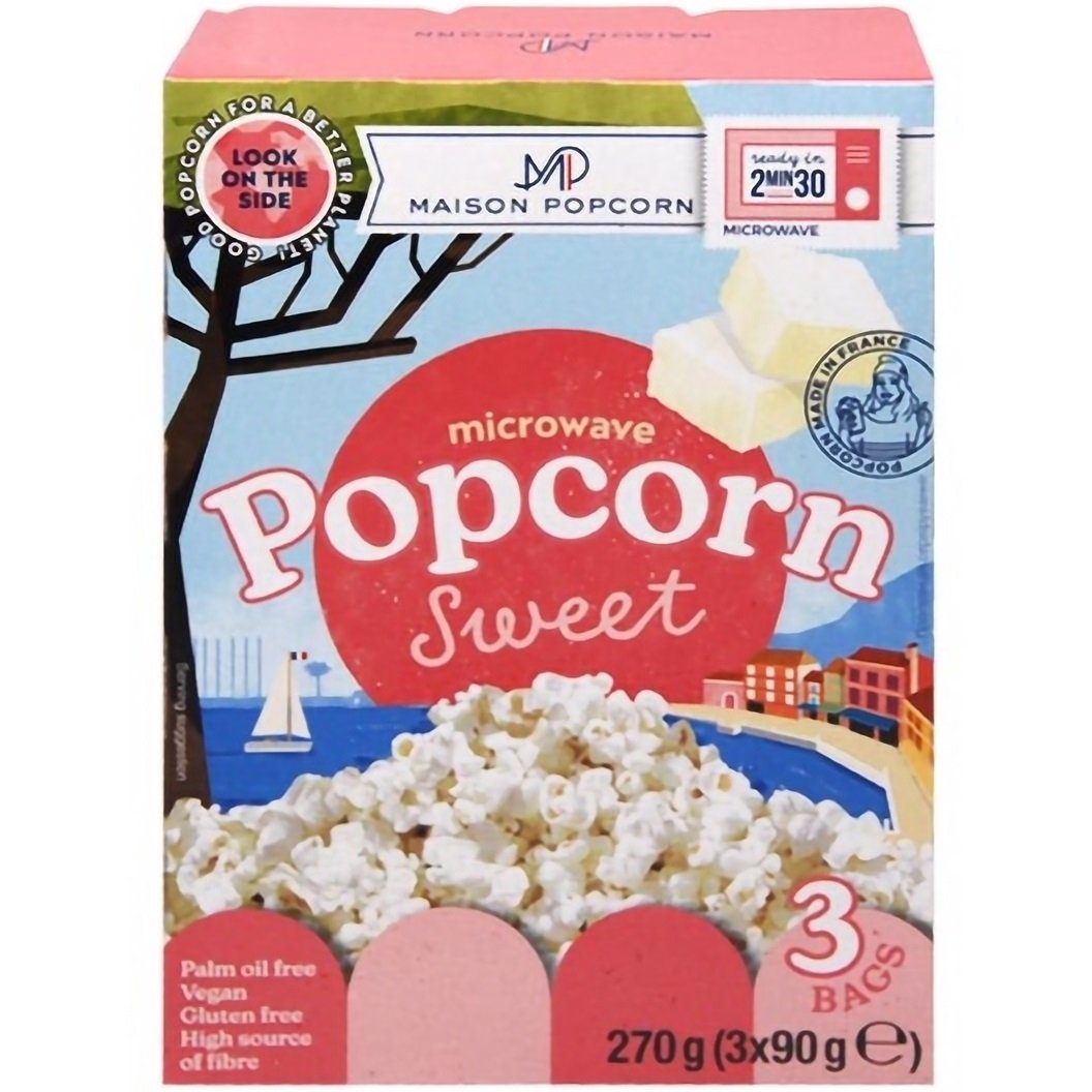 Попкорн Nataіs Maison popcorn, солодкий, 270 г (805930) - фото 1