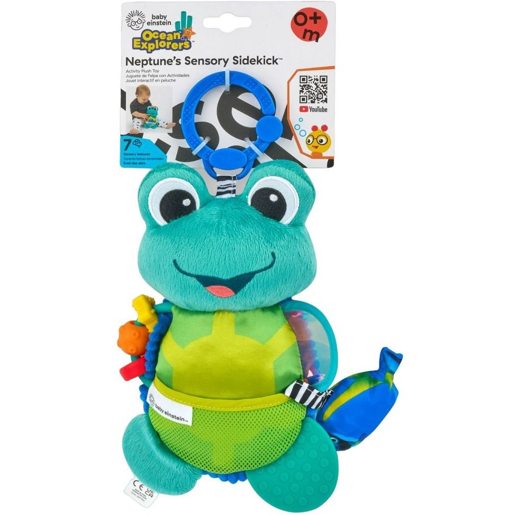 Игрушка-подвеска развивающая Baby Einstein Neptunes Sensory Sidekick Activity Plush Toy (13156) - фото 2