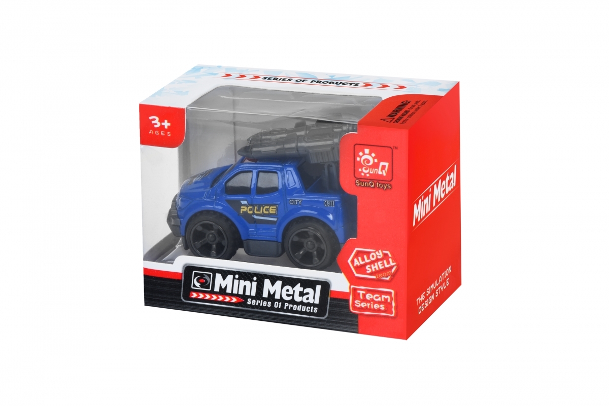 Машинка Same Toy Mini Metal Гоночний позашляховик, синій (SQ90651-3Ut-1) - фото 2