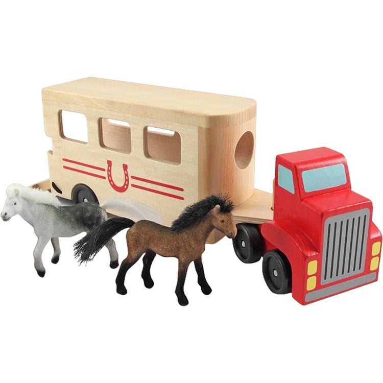 Іграшковий автомобіль-причіп для коней Melissa&Doug (MD14097) - фото 1