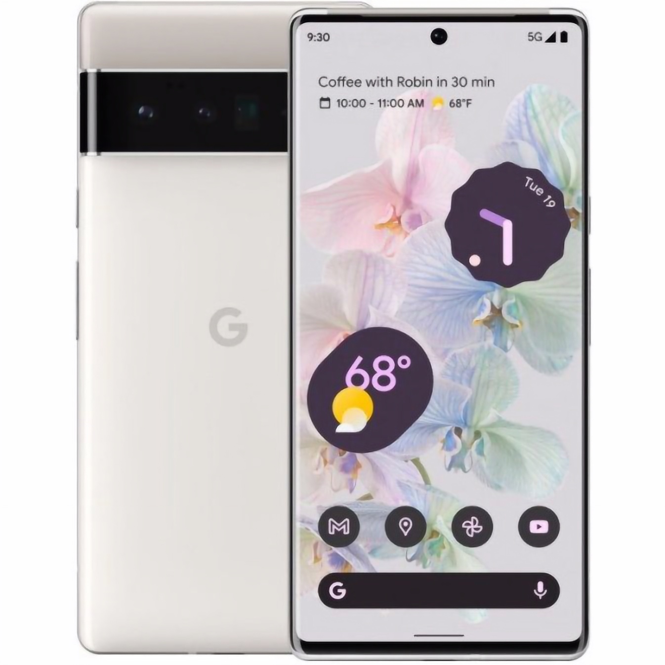 Смартфон Google Pixel 6a 6/128 Gb Global Chalk - фото 1