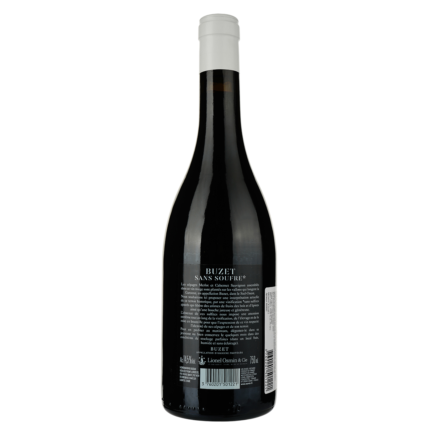 Вино Lionel Osmin & Cie Buzet Sans Soufre червоне сухе 0.75 л - фото 2